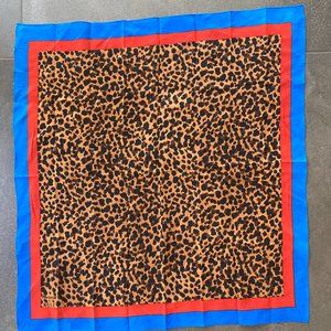 Madewell x Kule Silk Leopard Bandana